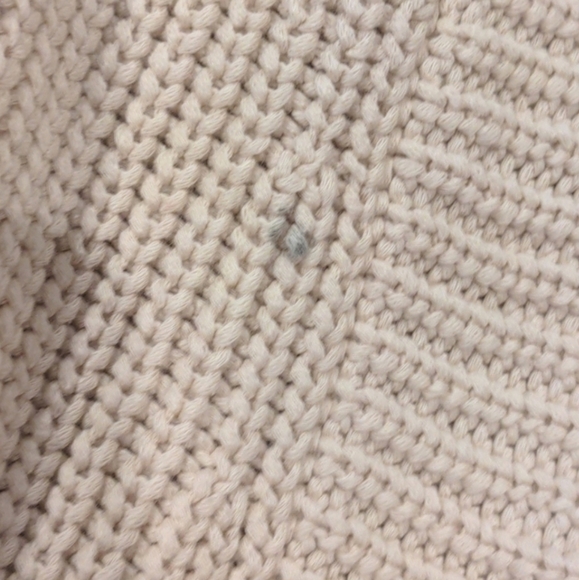 Wrap London Open Front Warm Ecru Knitted Cardigan Sweater with Pockets size 4 - Picture 5 of 8